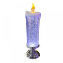 Color-Changing LED Flameless Glitter Candle