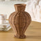 Woven Faux Rattan Decorative Vase