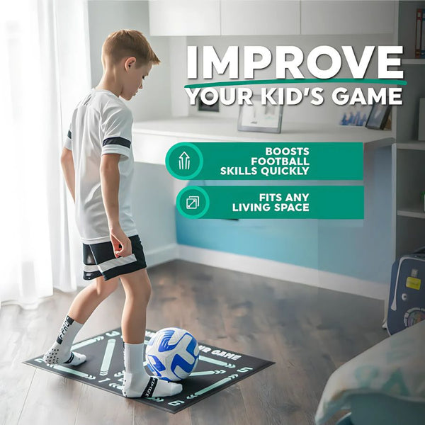 Football Pro Training Mat – Improve Footwork & Ball Control