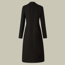 Double breasted long sleeve coat jacket for women