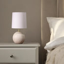 Mini Ball Table Lamp, 12.75″ H – Off-White Base