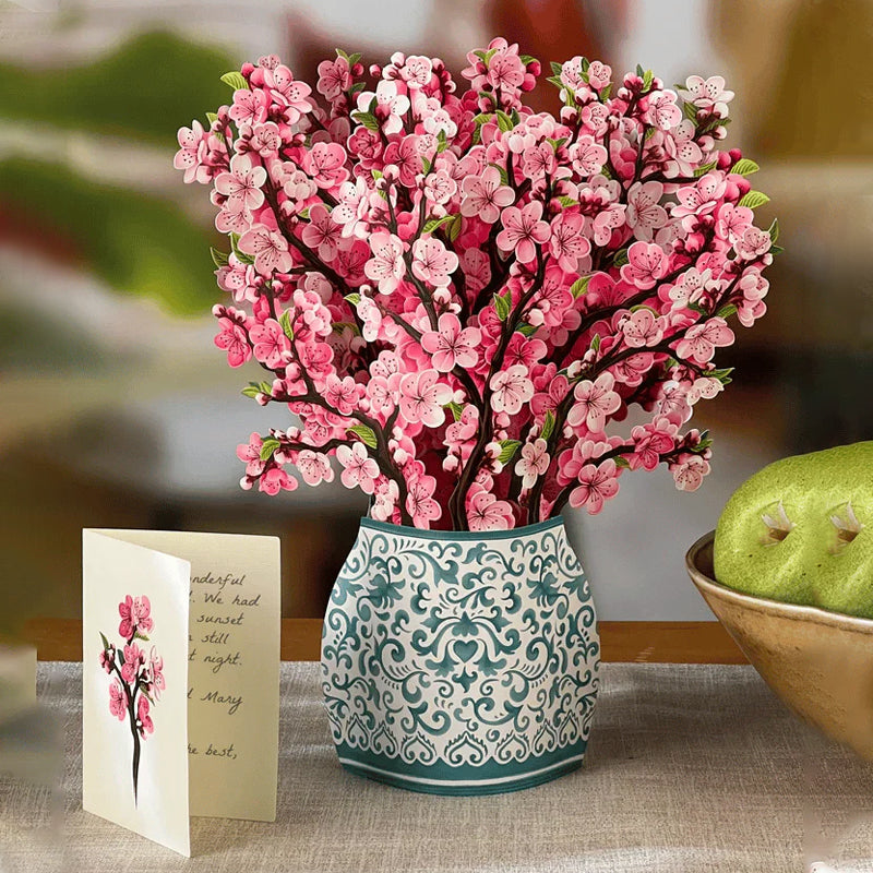 3D Pop-Up Flower Card – Elegant & Memorable Gift