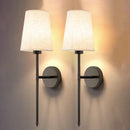 Wireless Fabric Wall Light (SET OF 2 + 2 BULBS FREE) - Elegant &  Wireless