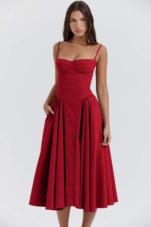 Tanya Corset Dress – Elegant, Flattering & Timeless