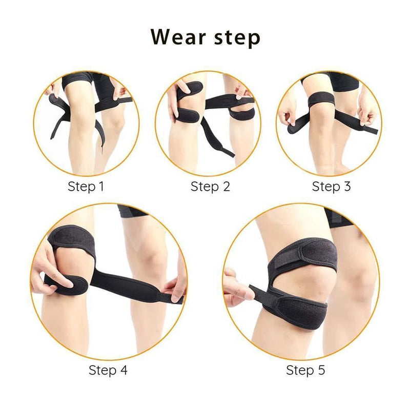 Knee Pain Relief Support Pad Patella Stabilizer Brace Strap