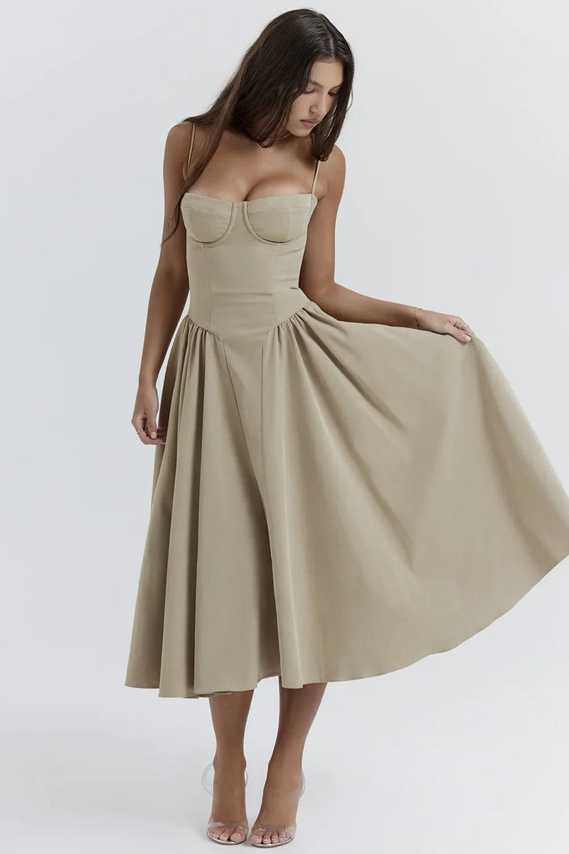 Tanya Corset Dress – Elegant, Flattering & Timeless