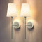 Wireless Fabric Wall Light (SET OF 2 + 2 BULBS FREE) - Elegant &  Wireless