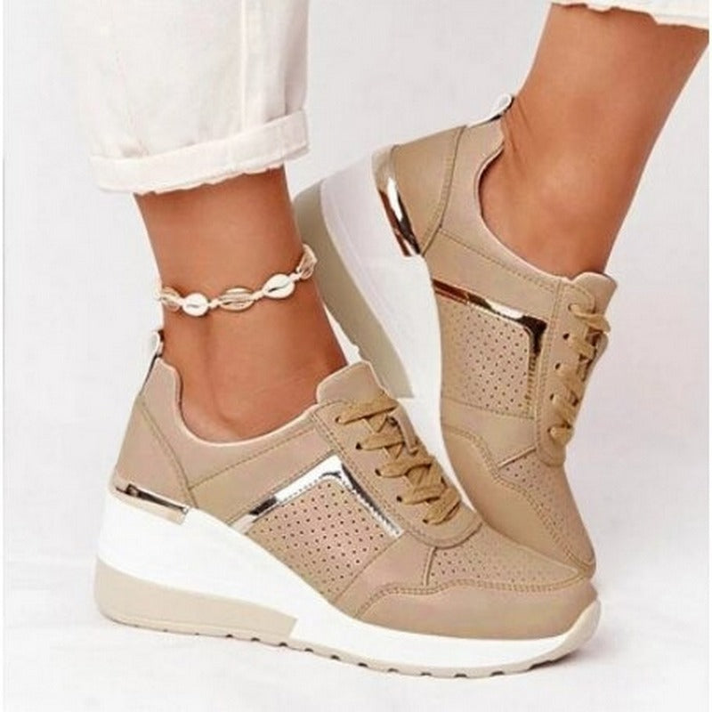 Trendy and comfortable lace-up high sneaker for women | Perfect for everyday wear