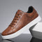 Stylish Leather Sneakers for Men – Comfort & Modern Design