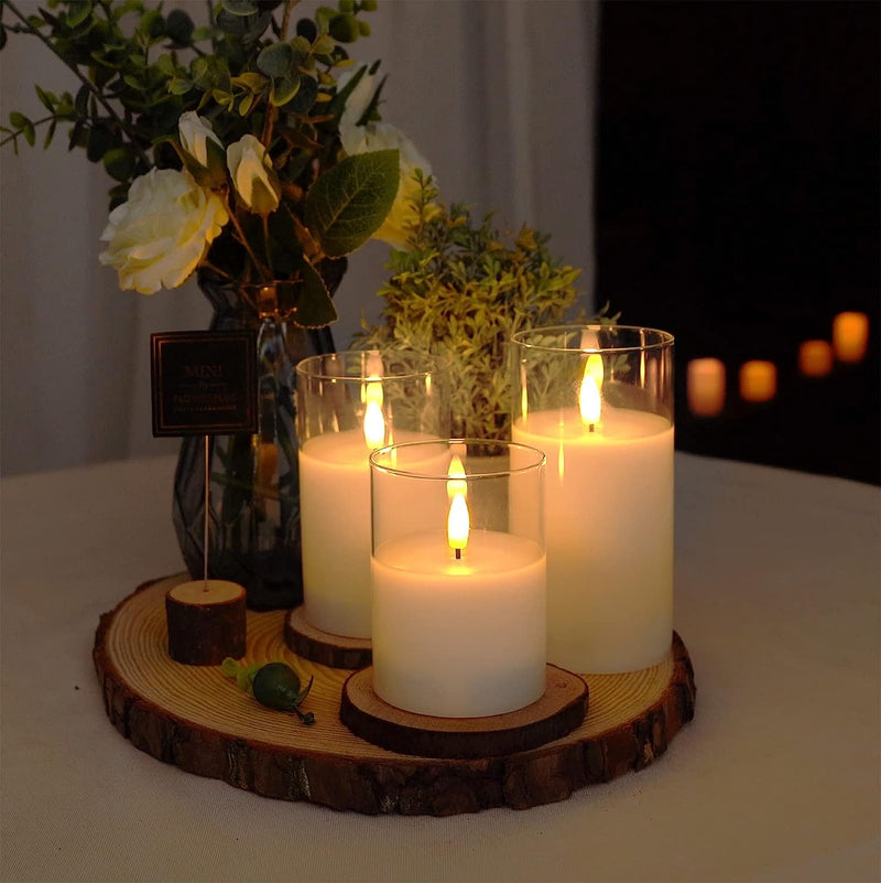 AuraFlame  Candle Set - Flameless, Cozy & Elegant