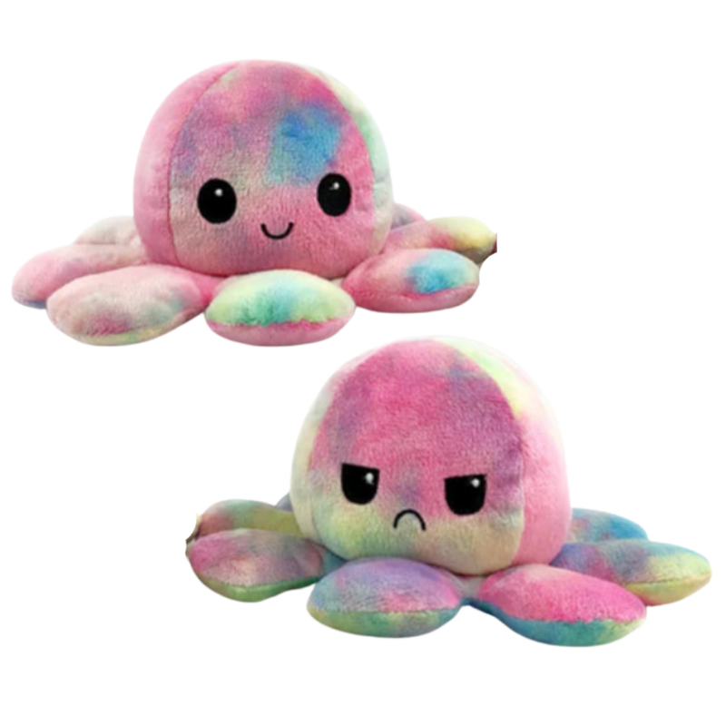 Reversible Mini Octopus Plush toy