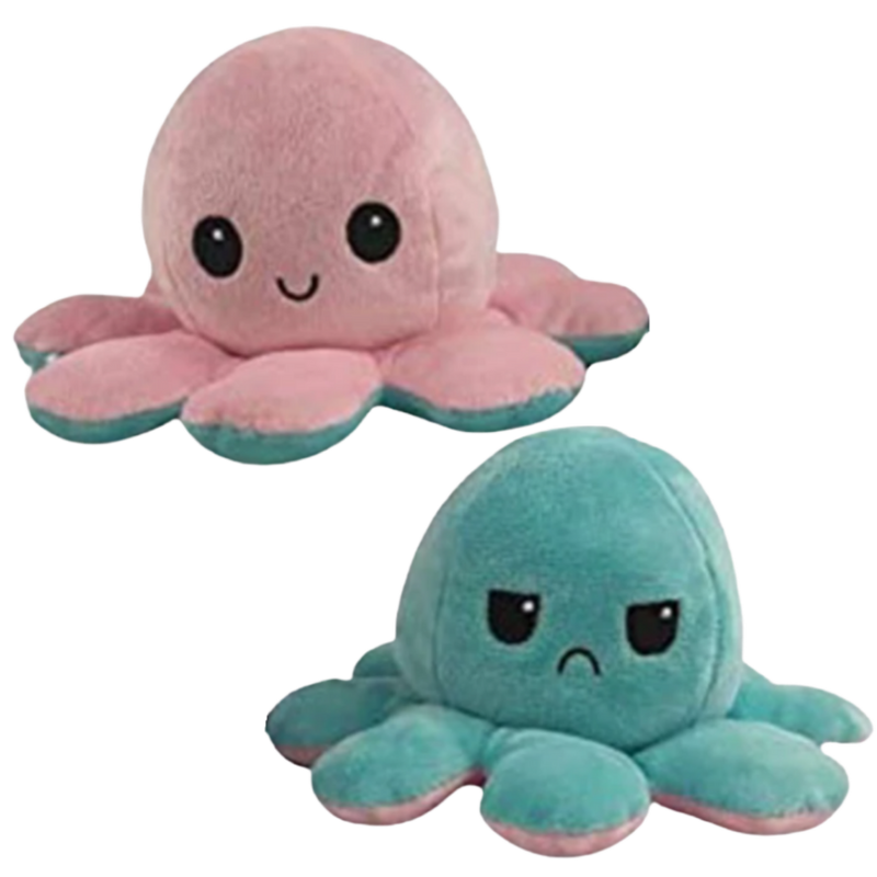 Reversible Mini Octopus Plush toy