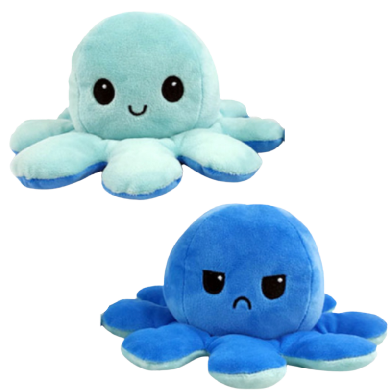 Reversible Mini Octopus Plush toy