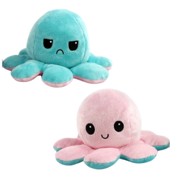 Reversible Mini Octopus Plush toy