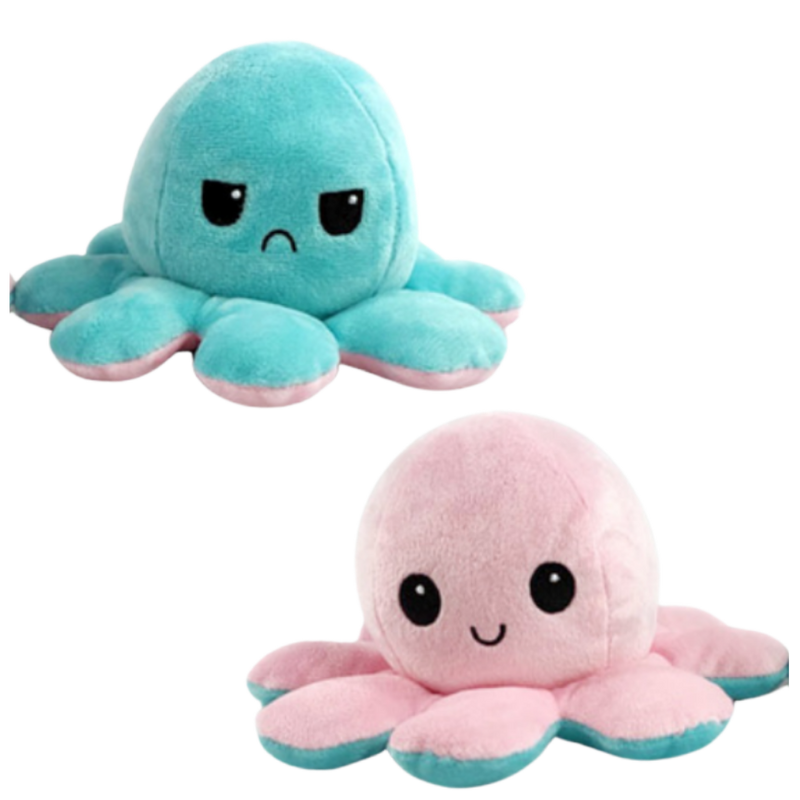 Reversible Mini Octopus Plush toy