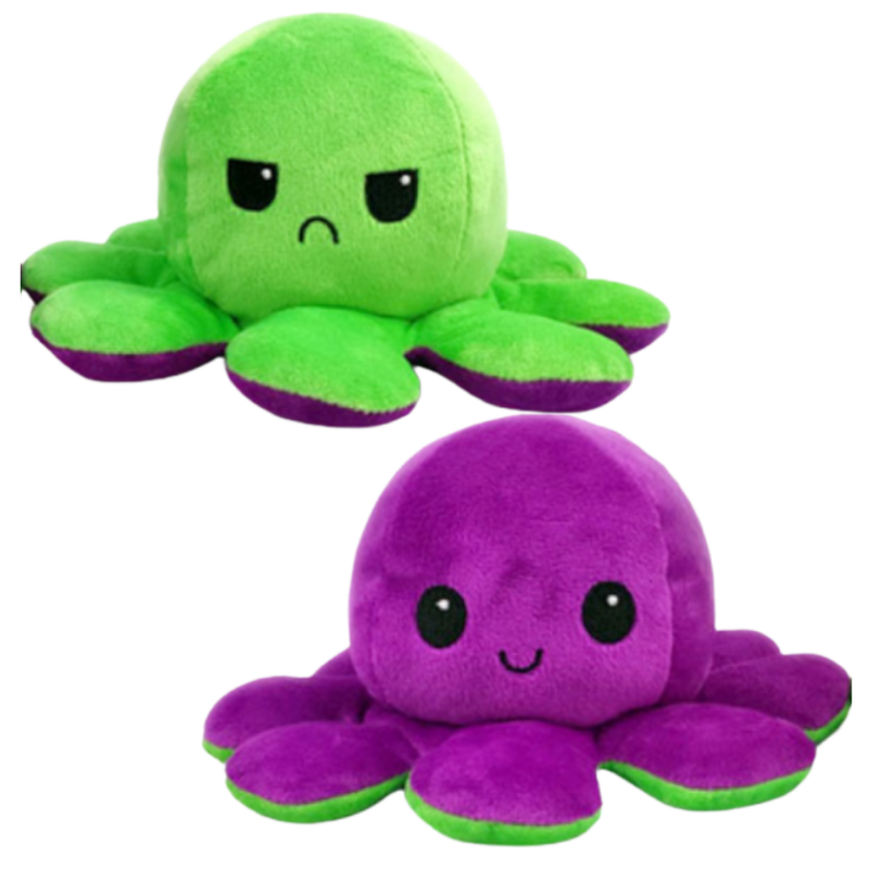 Reversible Mini Octopus Plush toy