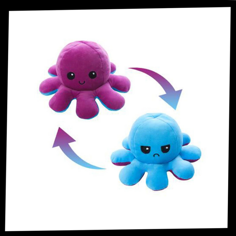 Reversible Mini Octopus Plush toy