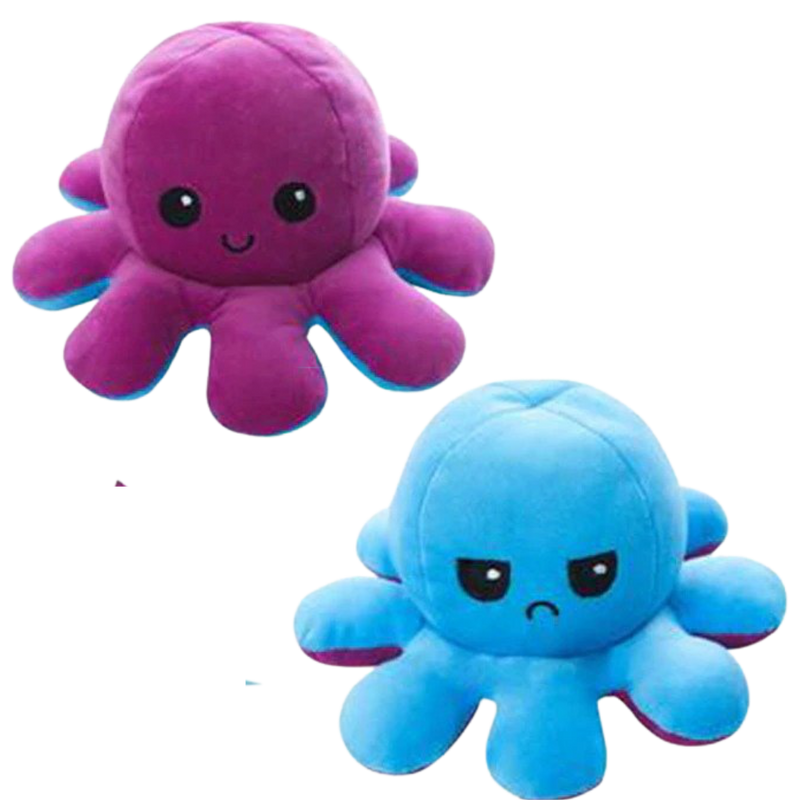 Reversible Mini Octopus Plush toy