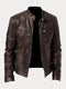 Casual Leather Jacket for Men - Stylish & Comfortable