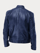 Casual Leather Jacket for Men - Stylish & Comfortable