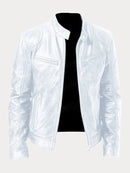 Casual Leather Jacket for Men - Stylish & Comfortable