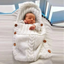 Newborn Baby Swaddle Blanket – Soft Knit & Cozy for Better Sleep