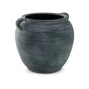 Rustic Charm Distressed Blue Terra Cotta Vase