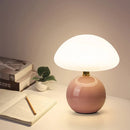 French Cream Mushroom Lamp