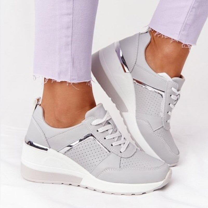 Trendy and comfortable lace-up high sneaker for women | Perfect for everyday wear