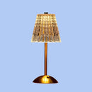 Crystal Metal Cordless Table Lamp