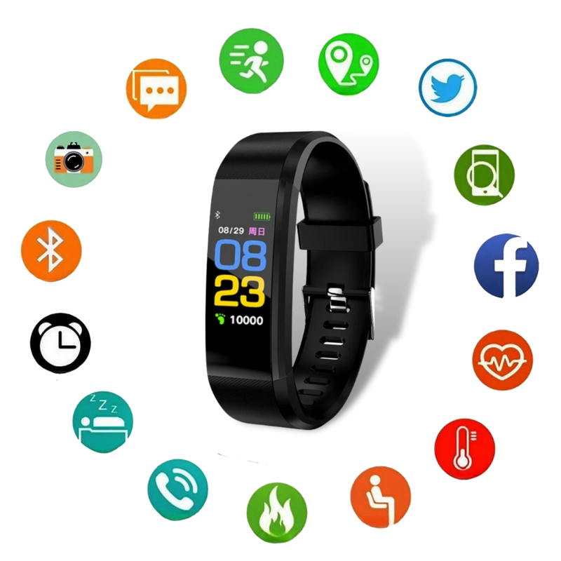 Senior Smartwatch – Health & Fitness Tracker with Clear Display & Easy Operation