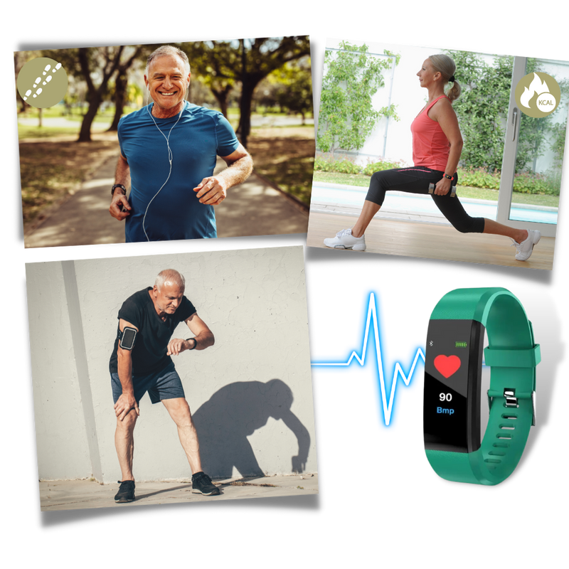 Senior Smartwatch – Health & Fitness Tracker with Clear Display & Easy Operation