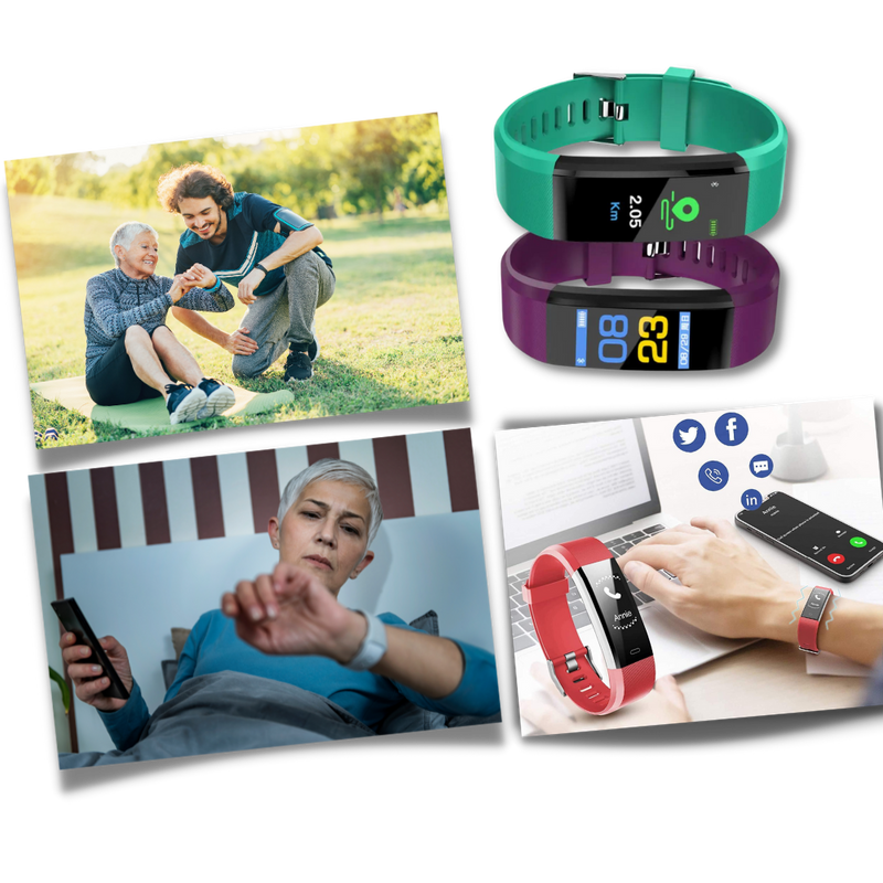 Senior Smartwatch – Health & Fitness Tracker with Clear Display & Easy Operation