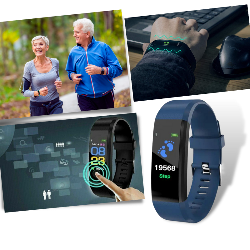 Senior Smartwatch – Health & Fitness Tracker with Clear Display & Easy Operation