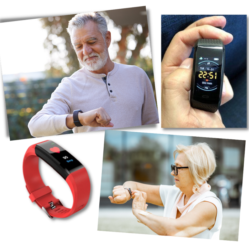 Senior Smartwatch – Health & Fitness Tracker with Clear Display & Easy Operation