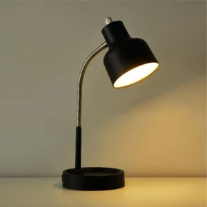 LED Desk Lamp with Catch-All Base and AC Outlet - Image 2