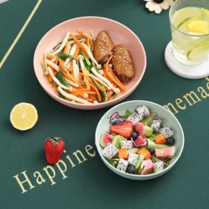 Eco-Friendly Wheat Straw Plate, 14cm or 21cm, Lightweight & Durable, Available in 4 Colors - Image 4