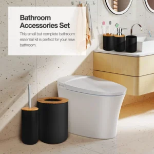 Transform Your Bathroom with the 7-Piece Bathroom Accessories Set - Image 3