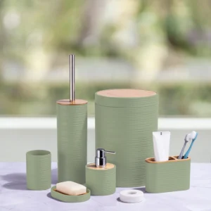 Transform Your Bathroom with the 6-Piece Bathroom Accessories Set - Image 2