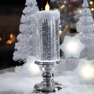 Color-Changing LED Flameless Glitter Candle - Image 2