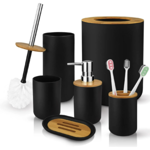 Transform Your Bathroom with the 7-Piece Bathroom Accessories Set - Image 1