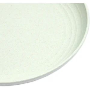 Set of 6 Wheat Straw Plates, 8.75-Inch Round, Unbreakable, Microwave and Dishwasher Safe - Image 4